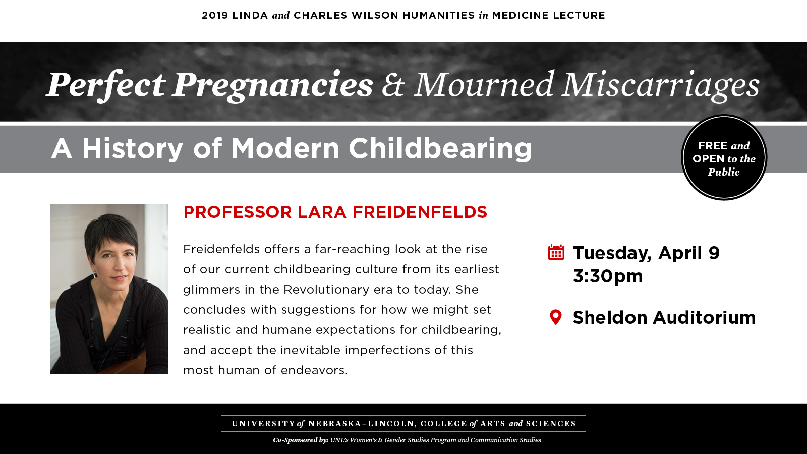 Lara Freidenfelds flyer